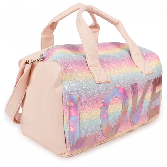 OMG Accessories Glitter Duffle Bag - Picture 2 of 16